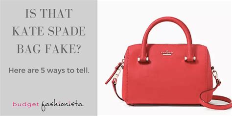 how to spot fake kate spade nylon bags|original kate spade bag.